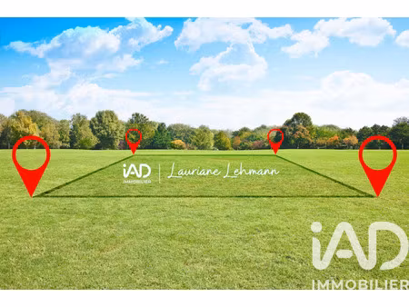 en vente terrain non constructible 661 m² – 72 500 € |dole