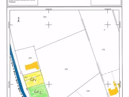 en vente terrain non constructible 705 m² – 64 320 € |guemps