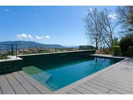 nice - gairaut villa individuelle 3 chambres + studio indépendant - piscine - ascenseur -.