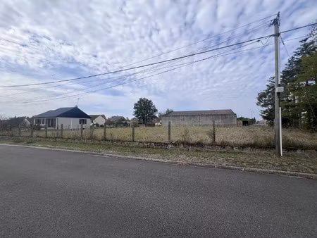 vente terrain 1260 m2 à saint-pierre-le-moûtier