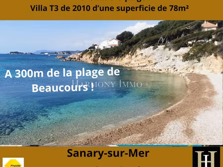 achat maison 3 pièces 79m² sanary sur mer 83110