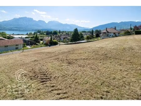 sevrier  terrain constructible  vue lac