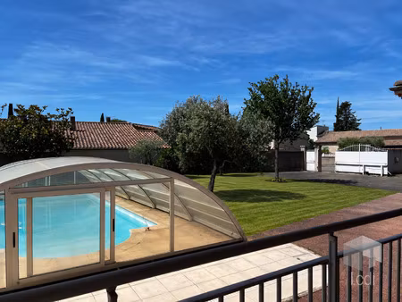 montélimar  maison de plain pied de 174m2 avec piscine et te