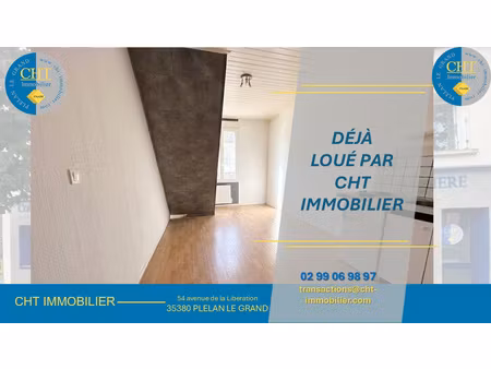 location appartement 1 pièce 16m² plelan le grand 35380