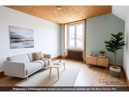 achat appartement 3 pièces 67m² pontarlier 25300