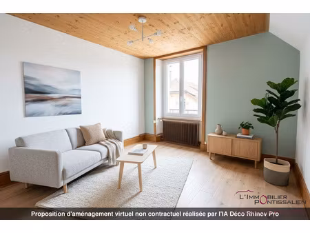 achat appartement 3 pièces 67m² pontarlier 25300