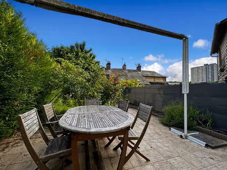 vente maison 3 pièces  62.00m²  maromme