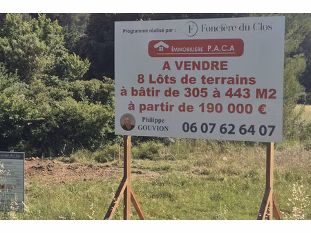 annonce terrain à vendre