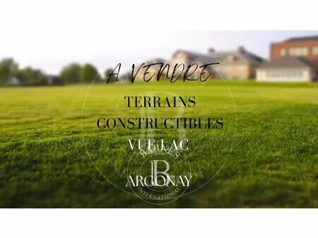 barnes annecy - argonay - terrain vue lac