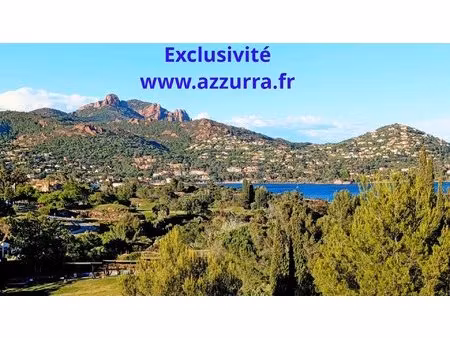 agay cap esterel bel appartement 2 pièces vue mer  parking