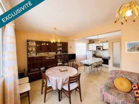 appartement jullouville : plage et commerces à pied  47 m2