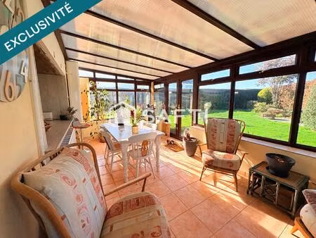 maison de 89m2  2 chambres  sur 616 m2 de terrain en campagne de plumeliau