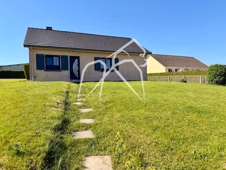 plain-pied sur sous-sol complet | 2-3 chambres | 82 m² | boos