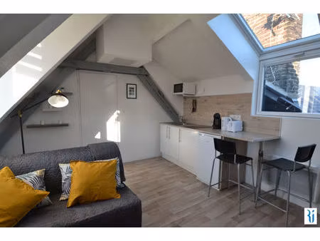 rouen boulevard des belges - studio meuble de 13 38 m²