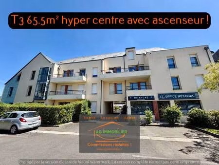 vente appartement 3 pièces à saint-grégoire (35760) : à vendre 3 pièces / 66m² saint-grégo