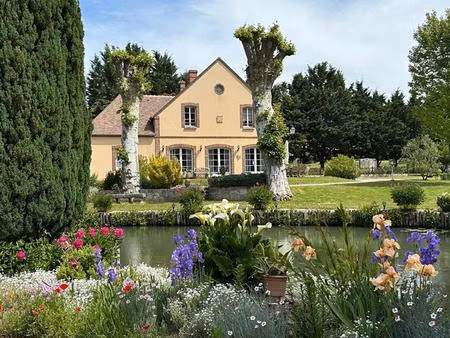 a vendre vaste propriete composée de deux habitations et un studio  etang bordée par riviè