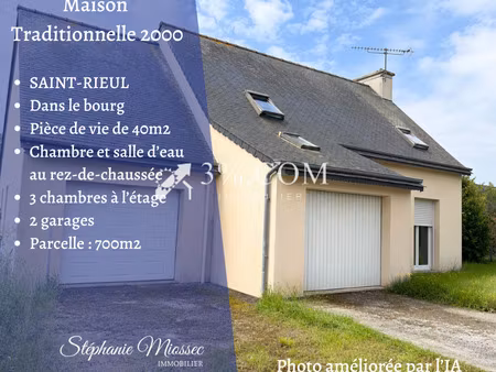 vente maison à saint-rieul (22270) : à vendre / 94m² saint-rieul