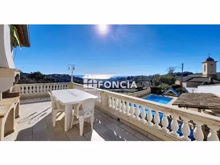 nice nord st pancrace - villa 152m2 habitable - piscine - vue mer - parkings