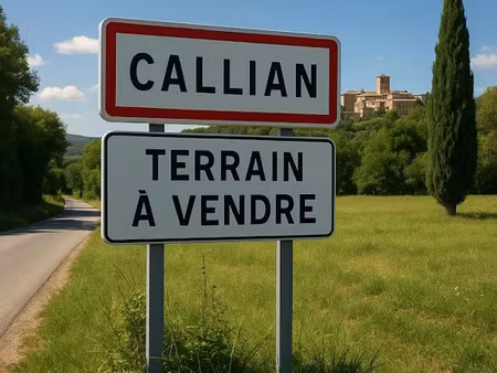vente terrain 1349 m² à callian (83440)  266 000 €