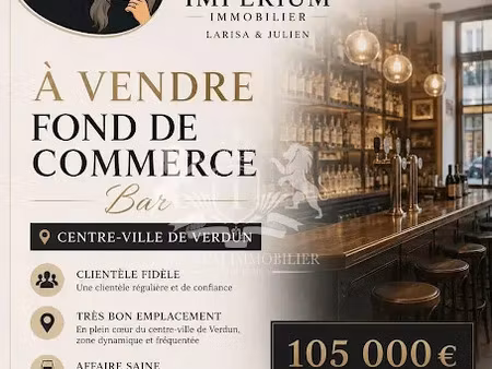 vente locaux professionnels 120 m² à verdun (55100)  105 000 €