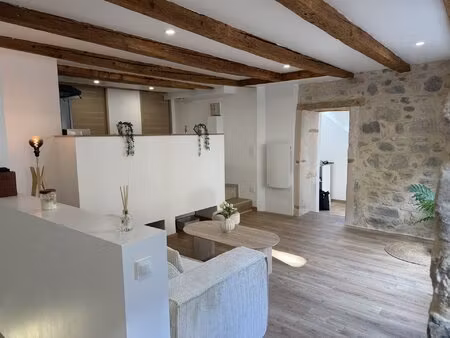 appartement de charme avec pierres et poutres apparentes – centre historique de gex - 58..