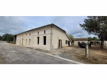 33230 lagorce-maison 225m² en pierres a renover et 1600m² jardin