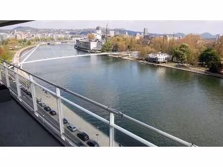 appart. 3 ch. 2 sdd  avec grande terrasse face à la meuse