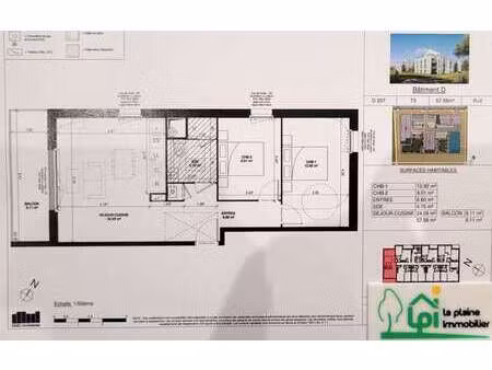 vente appartement 3 pièces à courseulles-sur-mer (14470) : à vendre 3 pièces / 58m² course