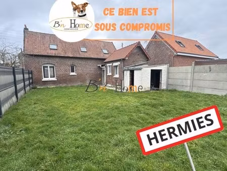 en vente maison 85 m² – 89 900 € |hermies