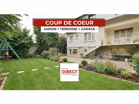 maison 6 pièces 150 m2 + jardin 375 m2 + garage