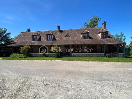 rare - secteur senonches - authentique longère familiale de charme