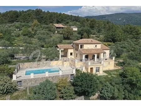 seillans – villa 200 m² avec vue dégagée  piscine  appartement indépendant