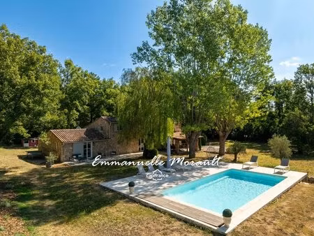 authentique bergerie rénovée à vendre  7 pièces  bagnols en foret (83)