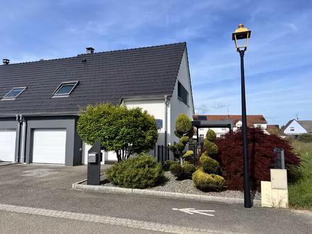 maison jumelée 104 m2 avec jardin et sous-sol complet blo