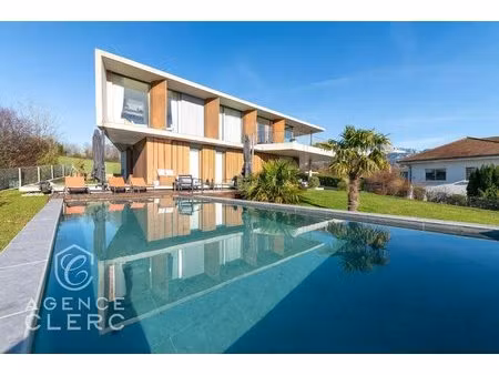 annecy le vieux  villa contemporaine belle vue lac