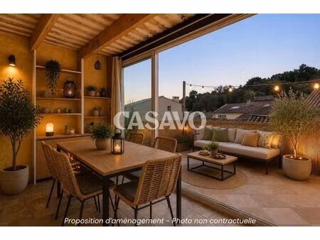 vente duplex 2 pièces de 51m² - 13840 rognes