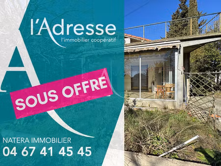 maison grabels 4 pièces de 114 m2 sur terrain 680m2.