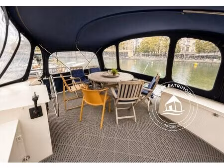 péniche à vendre - 40 m2 - paris la villette