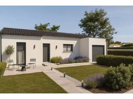 terrain avec maison neuve à vendre
