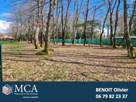 vente terrain 1135 m² à breuillet (17920)  134 000 €