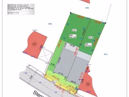 terrain à bâtir à vendre de 220 m² à ternat (rbv97314)