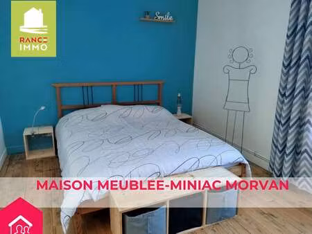 location maison meublé à miniac-morvan (35540) : à louer meublé / miniac-morvan