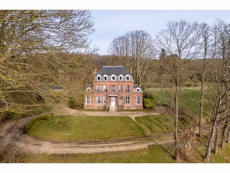 rare maison de maître à ry (normandie) - 252m2  7 chambres  parc sur parcelle de 2 hectare