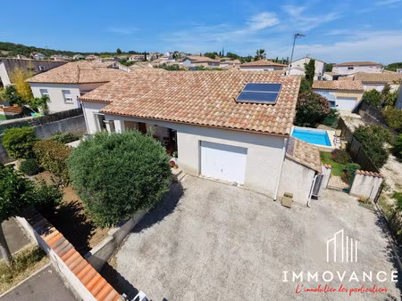 villa plain-pied 3 chambres  garage  buanderie et piscine sur te