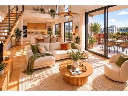 exceptionnel duplex familial en dernier étage – proche ligne 14 – orly / parcs en scène