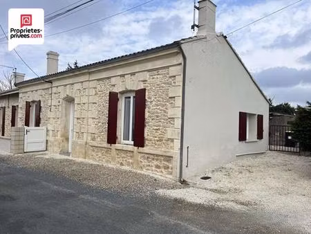 maison saint ciers sur gironde 3 pièce(s) - 58 m2 - jardin - prix 135 990 hai