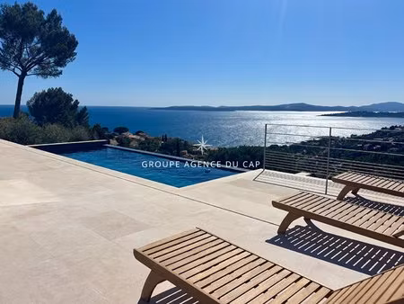 villa recente neuve 4 chambres suites piscine garage vue mer panoramique aux issambres