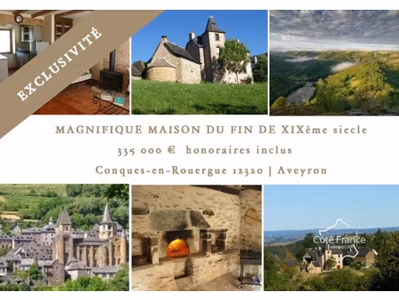 vente maison 6 pièces 140 m² conques-en-rouergue (12320)