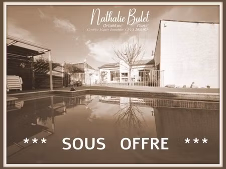 maison 128 m² avec piscine – garage - 3 chambres - saint-chinian