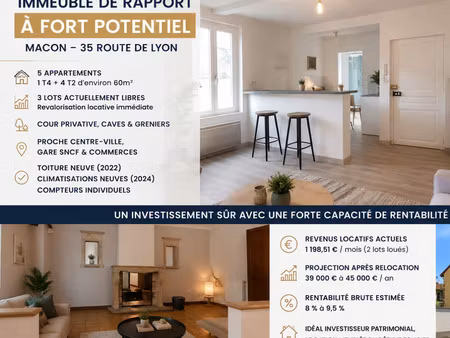 immeuble de rapport - mâcon